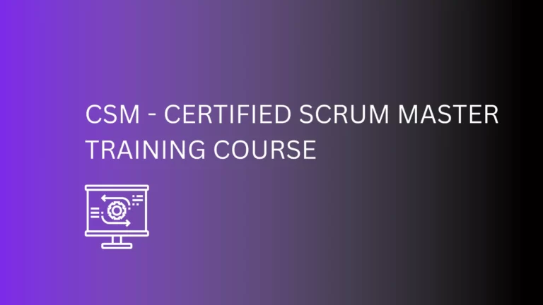 CSM Training Certification